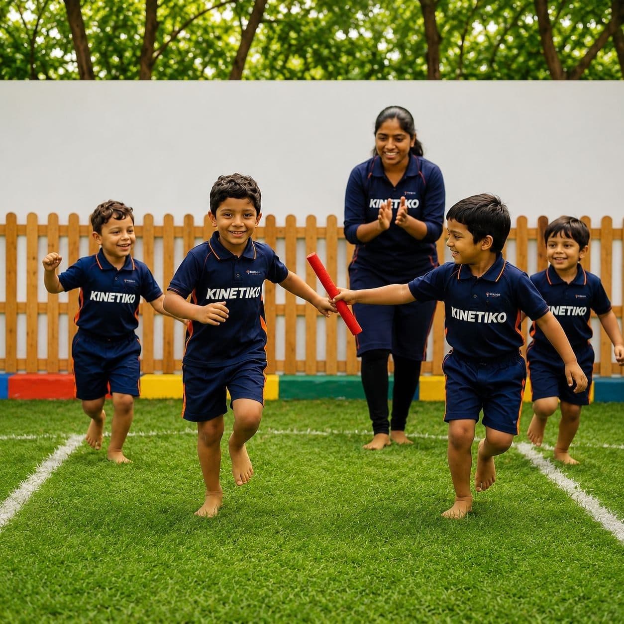 Kalpaa children playing together at a Kinetiko session